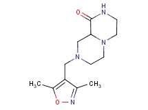 8-[(3,5-dimethylisoxazol-4-yl)methyl]hexahydro-2H-pyrazino[1,2-a]pyrazin-1(6H)-one