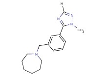 1-[3-(1-methyl-1H-1,2,4-triazol-5-yl)benzyl]azepane