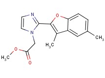 methyl [2-(3,5-dimethyl-1-benzofuran-2-yl)-1H-imidazol-1-yl]acetate