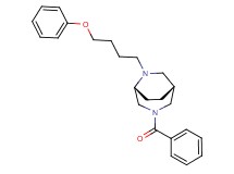 (1R*,5R*)-3-benzoyl-6-(4-phenoxybutyl)-3,6-diazabicyclo[3.2.2]nonane