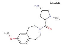 (3S,5S)-5-[(7-methoxy-1,2,4,5-tetrahydro-3H-3-benzazepin-3-yl)carbonyl]-1-methyl-3-pyrrolidinamine dihydrochloride