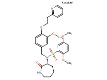 2,5-dimethoxy-N-{3-methoxy-4-[2-(2-pyridinyl)ethoxy]benzyl}-N-[(3S)-2-oxo-3-azepanyl]benzenesulfonamide