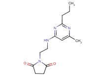 1-{2-[(6-methyl-2-propylpyrimidin-4-yl)amino]ethyl}pyrrolidine-2,5-dione