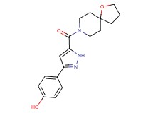 4-[5-(1-oxa-8-azaspiro[4.5]dec-8-ylcarbonyl)-1H-pyrazol-3-yl]phenol