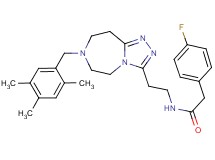 2-(4-fluorophenyl)-N-{2-[7-(2,4,5-trimethylbenzyl)-6,7,8,9-tetrahydro-5H-[1,2,4]triazolo[4,3-d][1,4]diazepin-3-yl]ethyl}acetamide