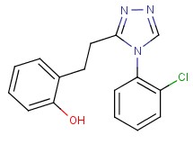2-{2-[4-(2-chlorophenyl)-4H-1,2,4-triazol-3-yl]ethyl}phenol