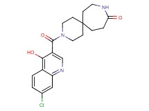 3-[(7-chloro-4-hydroxyquinolin-3-yl)carbonyl]-3,9-diazaspiro[5.6]dodecan-10-one