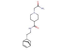 1-(2-amino-2-oxoethyl)-N-{2-[(1S*,2S*,4S*)-bicyclo[2.2.1]hept-5-en-2-yl]ethyl}-4-piperidinecarboxamide