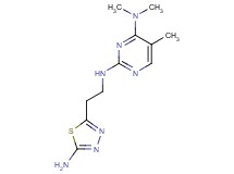 N~2~-[2-(5-amino-1,3,4-thiadiazol-2-yl)ethyl]-N~4~,N~4~,5-trimethylpyrimidine-2,4-diamine