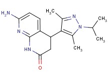 7-amino-4-(1-isopropyl-3,5-dimethyl-1H-pyrazol-4-yl)-3,4-dihydro-1,8-naphthyridin-2(1H)-one