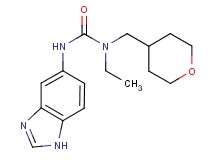 N'-1H-benzimidazol-5-yl-N-ethyl-N-(tetrahydro-2H-pyran-4-ylmethyl)urea