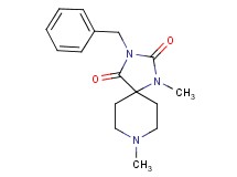 3-benzyl-1,8-dimethyl-1,3,8-triazaspiro[4.5]decane-2,4-dione