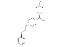 1-methyl-4-(1-{1-[2-(phenylthio)ethyl]-4-piperidinyl}ethyl)piperazine