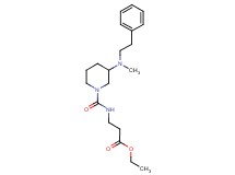 ethyl N-({3-[methyl(2-phenylethyl)amino]-1-piperidinyl}carbonyl)-beta-alaninate