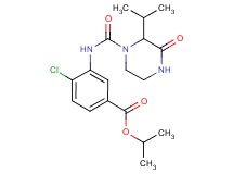 isopropyl 4-chloro-3-{[(2-isopropyl-3-oxopiperazin-1-yl)carbonyl]amino}benzoate