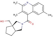 [(3aS*,6aS*)-2-[(2,3,6-trimethyl-4-quinolinyl)carbonyl]hexahydrocyclopenta[c]pyrrol-3a(1H)-yl]methanol