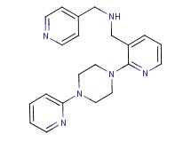 (4-pyridinylmethyl)({2-[4-(2-pyridinyl)-1-piperazinyl]-3-pyridinyl}methyl)amine