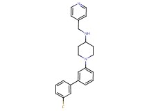 1-(3'-fluoro-3-biphenylyl)-N-(4-pyridinylmethyl)-4-piperidinamine