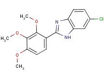 6-chloro-2-(2,3,4-trimethoxyphenyl)-1H-benzimidazole