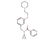 N-cyclopropyl-N-{3-[2-(1-piperidinyl)ethoxy]benzyl}nicotinamide