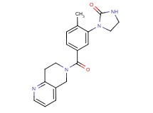 1-[5-(7,8-dihydro-1,6-naphthyridin-6(5H)-ylcarbonyl)-2-methylphenyl]-2-imidazolidinone