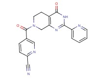 5-[(4-oxo-2-pyridin-2-yl-4,5,6,8-tetrahydropyrido[3,4-d]pyrimidin-7(3H)-yl)carbonyl]pyridine-2-carbonitrile