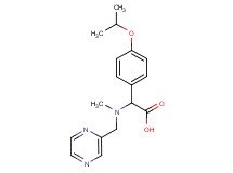 (4-isopropoxyphenyl)[methyl(pyrazin-2-ylmethyl)amino]acetic acid