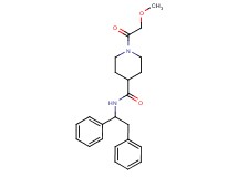 N-(1,2-diphenylethyl)-1-(methoxyacetyl)-4-piperidinecarboxamide