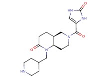 (4aS*,8aR*)-6-[(2-oxo-2,3-dihydro-1H-imidazol-4-yl)carbonyl]-1-(piperidin-4-ylmethyl)octahydro-1,6-naphthyridin-2(1H)-one