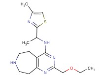 2-(ethoxymethyl)-N-[1-(4-methyl-1,3-thiazol-2-yl)ethyl]-6,7,8,9-tetrahydro-5H-pyrimido[4,5-d]azepin-4-amine