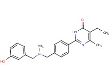 5-ethyl-2-(4-{[(3-hydroxybenzyl)(methyl)amino]methyl}phenyl)-6-methylpyrimidin-4(3H)-one