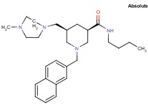 (3R,5S)-N-butyl-5-[(4-methyl-1-piperazinyl)methyl]-1-(2-naphthylmethyl)-3-piperidinecarboxamide