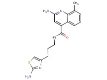 N-[3-(2-amino-1,3-thiazol-4-yl)propyl]-2,8-dimethyl-4-quinolinecarboxamide