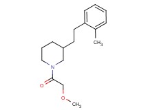 1-(methoxyacetyl)-3-[2-(2-methylphenyl)ethyl]piperidine