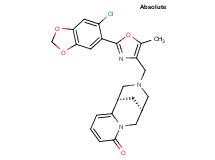 (1S,9S)-11-{[2-(6-chloro-1,3-benzodioxol-5-yl)-5-methyl-1,3-oxazol-4-yl]methyl}-7,11-diazatricyclo[7.3.1.0~2,7~]trideca-2,4-dien-6-one