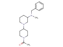 1'-acetyl-N-benzyl-N-methyl-1,4'-bipiperidin-3-amine