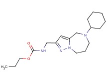 propyl [(5-cyclohexyl-5,6,7,8-tetrahydro-4H-pyrazolo[1,5-a][1,4]diazepin-2-yl)methyl]carbamate