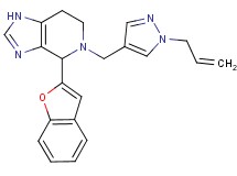 5-[(1-allyl-1H-pyrazol-4-yl)methyl]-4-(1-benzofuran-2-yl)-4,5,6,7-tetrahydro-1H-imidazo[4,5-c]pyridine