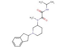 N-[1-(2,3-dihydro-1H-inden-2-yl)-3-piperidinyl]-N'-isopropyl-N-methylethanediamide