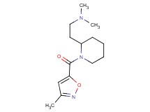 N,N-dimethyl-2-{1-[(3-methyl-5-isoxazolyl)carbonyl]-2-piperidinyl}ethanamine