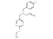 N-{[2-(ethylthio)pyrimidin-5-yl]methyl}-N-(4-fluorobenzyl)prop-2-en-1-amine
