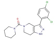 3-(2,4-dichlorophenyl)-5-(piperidin-1-ylcarbonyl)-4,5,6,7-tetrahydro-1H-pyrazolo[4,3-c]pyridine