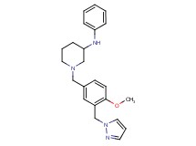1-[4-methoxy-3-(1H-pyrazol-1-ylmethyl)benzyl]-N-phenyl-3-piperidinamine