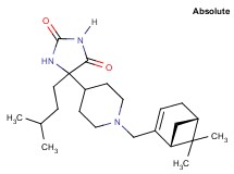 5-(1-{[(1R,5S)-6,6-dimethylbicyclo[3.1.1]hept-2-en-2-yl]methyl}-4-piperidinyl)-5-(3-methylbutyl)-2,4-imidazolidinedione