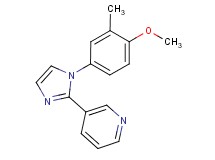 3-[1-(4-methoxy-3-methylphenyl)-1H-imidazol-2-yl]pyridine