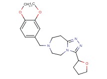 7-(3,4-dimethoxybenzyl)-3-(tetrahydro-2-furanyl)-6,7,8,9-tetrahydro-5H-[1,2,4]triazolo[4,3-d][1,4]diazepine