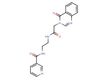 N-(2-{[2-(4-oxo-3(4H)-quinazolinyl)acetyl]amino}ethyl)nicotinamide