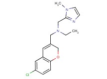 N-[(6-chloro-2H-chromen-3-yl)methyl]-N-[(1-methyl-1H-imidazol-2-yl)methyl]ethanamine