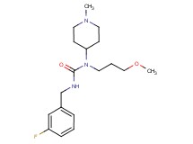 N'-(3-fluorobenzyl)-N-(3-methoxypropyl)-N-(1-methyl-4-piperidinyl)urea