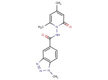 N-(4,6-dimethyl-2-oxopyridin-1(2H)-yl)-1-methyl-1H-1,2,3-benzotriazole-5-carboxamide